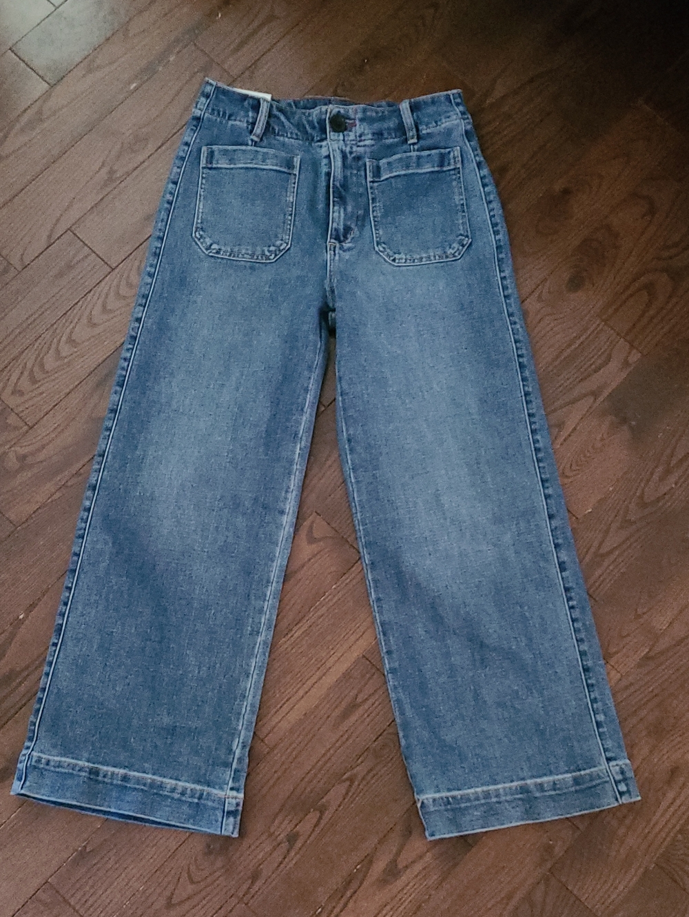 New Scotch and Soda Crop Jeans Wide Crop Leg Blue Women's Jeans Size 4